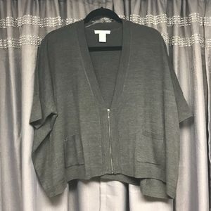 Design History Zip Up Sweater